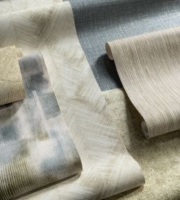 Lavatus Wallpaper by Clarke & Clarke Linen