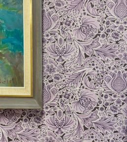 Folk Floral Wallpaper by Parker & Jules Lilac