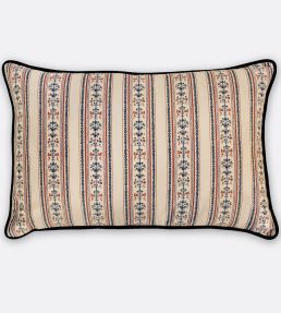 Folk Stripe Pillow 16 x 24" by Barneby Gates Cream
