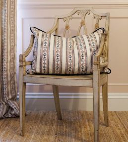 Folk Stripe Pillow 16 x 24" by Barneby Gates Cream