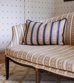 Folk Stripe Pillow 16 x 24" by Barneby Gates Navy