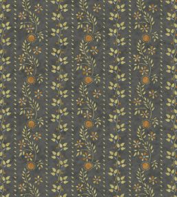 Folklore Wallpaper by Lewis & Wood Charcoal Lime