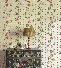 Folklore Wallpaper by Lewis & Wood Rose Ash