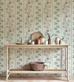 Folklore Wallpaper by Lewis & Wood Teal Berry