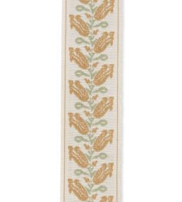 Folkloric Floral Braid Trimming by Volga Linen Biscotti
