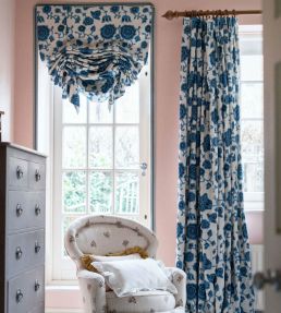 Folkloric Stripe Braid Trimming by Volga Linen Delft Blue
