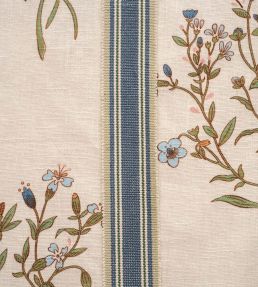 Folkloric Stripe Braid Trimming by Volga Linen Delft Blue
