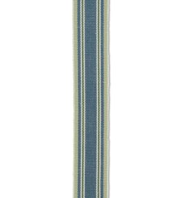 Folkloric Stripe Braid Trimming by Volga Linen Delft Blue