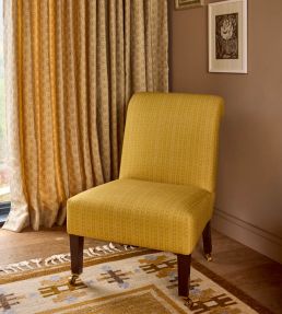 Folly Fabric by Parker & Jules Toffee