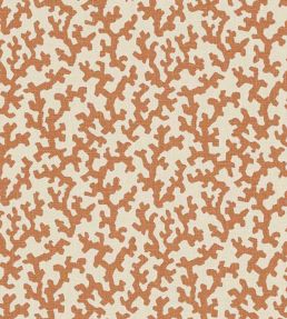 Folly Fabric by Schumacher Burnt Orange
