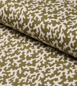 Folly Fabric by Schumacher Olive