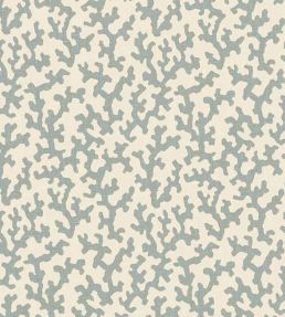 Folly Fabric by Schumacher Orpington Blue