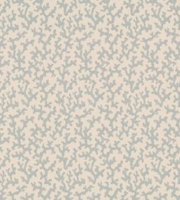 Folly Wallpaper by Schumacher Orpington Blue