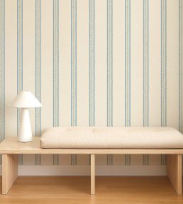 Fondant Stripe Wallpaper by Scion Denim