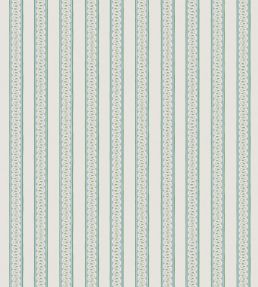 Fondant Stripe Fabric by Scion Kelly Green/Cornflower
