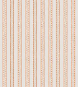 Fondant Stripe Fabric by Scion Tangerine/Blush