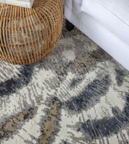 William Yeoward Fontanetta rug Silver WYR00086X Silver