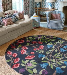 Sanderson Foraging rug Indigo 146618150001 Indigo