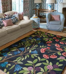 Sanderson Foraging rug Indigo 146618140200 Indigo