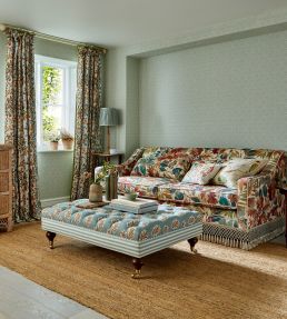 Foraging Embroidery Fabric by Sanderson Rowanberry