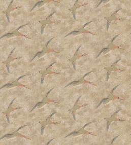 Forest Ducks Fabric by Mulberry Home Parchment
