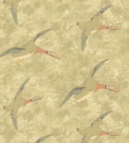Forest Ducks Wallpaper by Mulberry Home Parchment