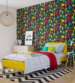 Forest Floor Wallpaper by Ohpopsi Liquorice