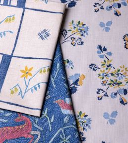 Forest Flower Fabric by GP & J Baker Earth
