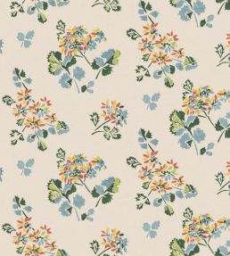 Forest Flower Wallpaper by GP & J Baker Teal/Spice