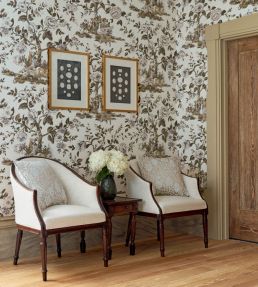 Forest Lodge Wallpaper by Thibaut Green