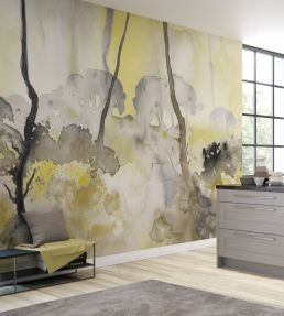 Forest Seasons Mural by Ohpopsi Indigo