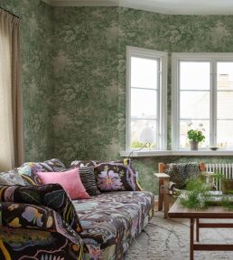 Forest Toile Mural by Sandberg Green