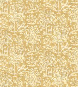 Foret Fabric by Nina Campbell Yellow