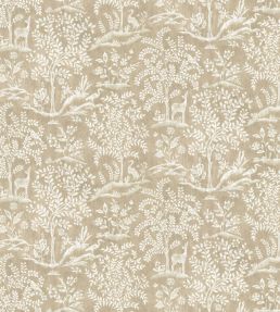 Foret Fabric by Nina Campbell Neutral