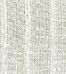 Forfar Stripe Fabric by Ian Mankin Ivory