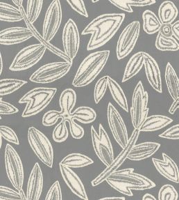 Forget Me Not Fabric by Casamance Pierre Bleue