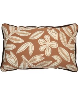 Forget Me Not Cushion 30 x 50cm by Maison Casamance Orange Terreux