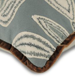 Forget Me Not Cushion 30 x 50cm by Maison Casamance Olive