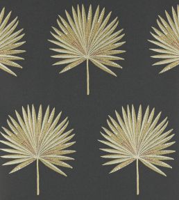 Fortunei Wallpaper by Jane Churchill Black/Gold