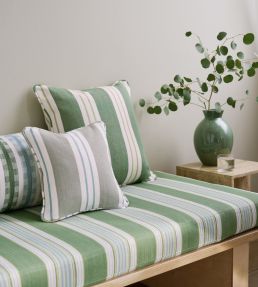 Foxdale Fabric by Clarke & Clarke Eau De Nil/Sky