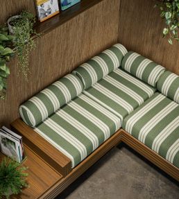 Foxdale Fabric by Clarke & Clarke Herb/Lime