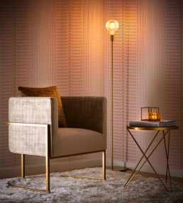 Fragment Wallpaper by Clarke & Clarke Blush/Gold