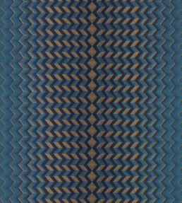 Fragment Wallpaper by Clarke & Clarke Midnight/Copper
