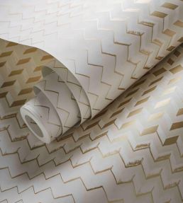 Fragment Wallpaper by Clarke & Clarke Natural/Gold