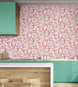 Fragments Wallpaper by Ohpopsi Magenta Haze