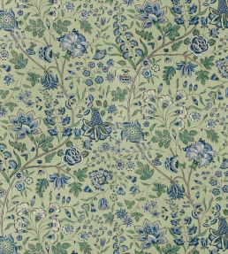 Francois Wallpaper by Anna French Green and Blue