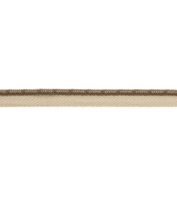 Francoise Cord with Tape Trimming by Samuel & sons Latte