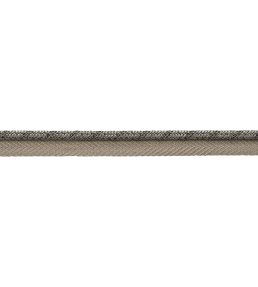Francoise Metallic Cord with Tape Trimming by Samuel & sons Antique Silver