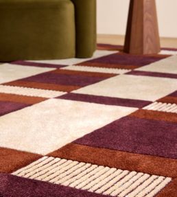 Asiatic Franka rug Burgundy MAFR120170PURP Burgundy