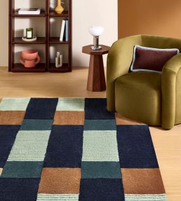 Asiatic Franka rug Navy MAFR120170BLUE Navy